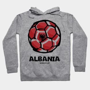 Albania Football Country Flag Hoodie